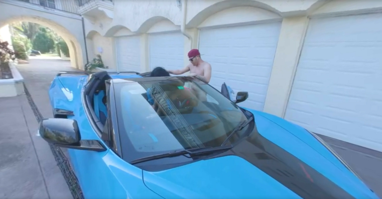 Maya Lynn Cheating Thrill on Boyfriend's Car - Image 7