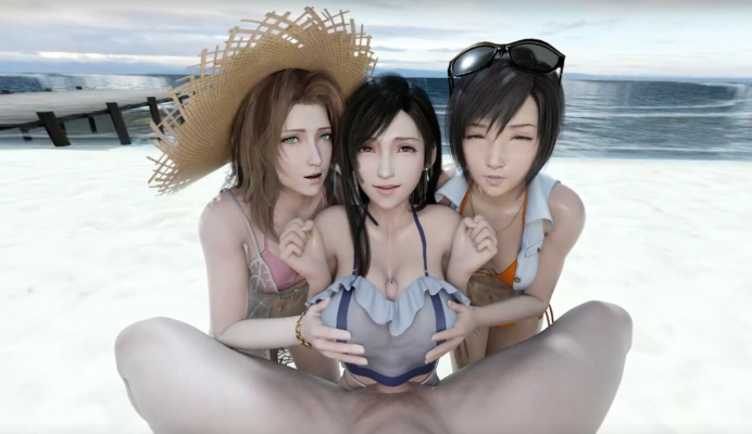 Final Fantasy VR Threesome with Aerith and Tifa - Image 5