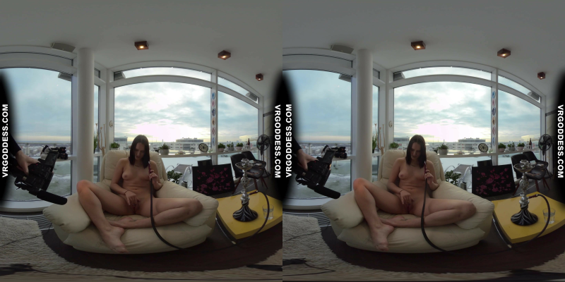 Rosalina Teen Solo Hookah Play in 4K VR - Image 1
