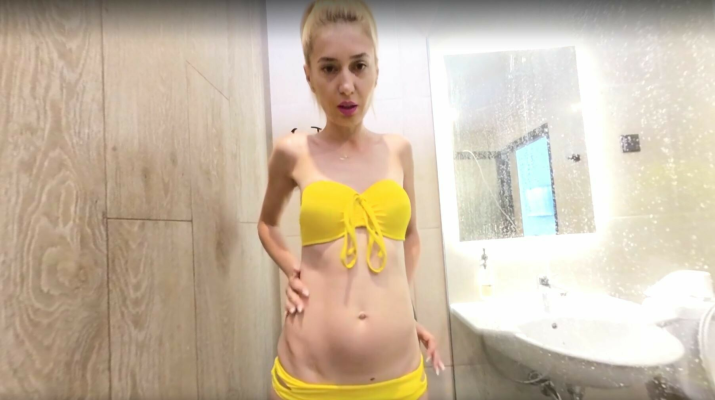 Christal Hot Steamy Shower Sex on Vacation - Image 1