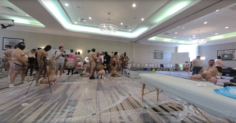 Rebel Rhyder's EPIC Gangbang With 7 Fluffers - Image 7