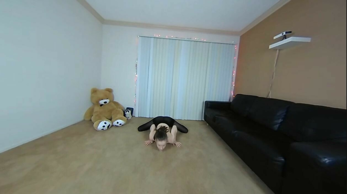 Emily Bloom in Tight Stretches Solo Tease - Image 3