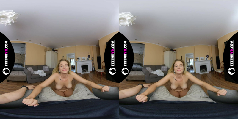 Pretty Face Babe Denise Dances Striptease Virtual Reality - Image 10